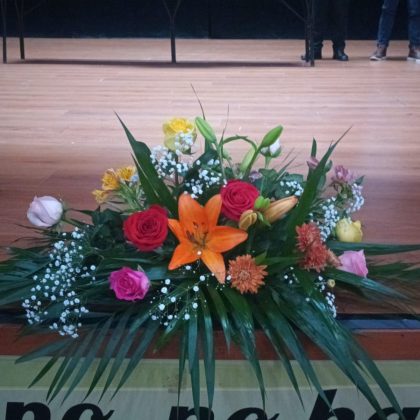 Jardinera de medio metro para graduacion